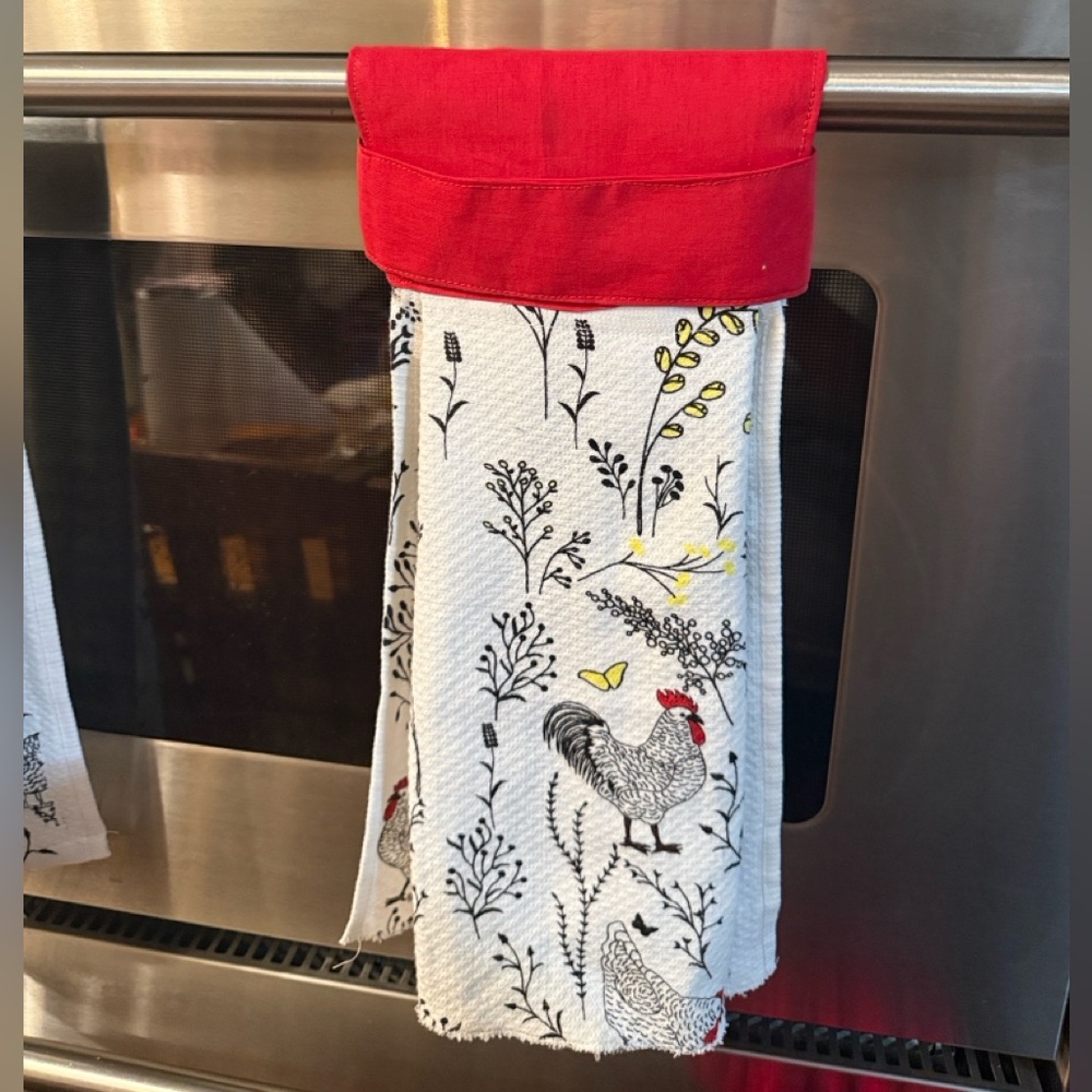 Handmade by momma kitchen towel